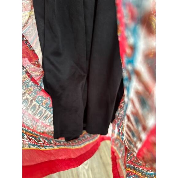 She’s Cool Maxi Y2K Sundress Pink Paisley Size XL Babydoll Beachy Resort Boho - Picture 8 of 13